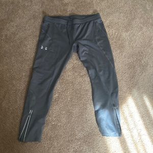 Under Armour Cold Gear Compression Pants Youth XL Grey